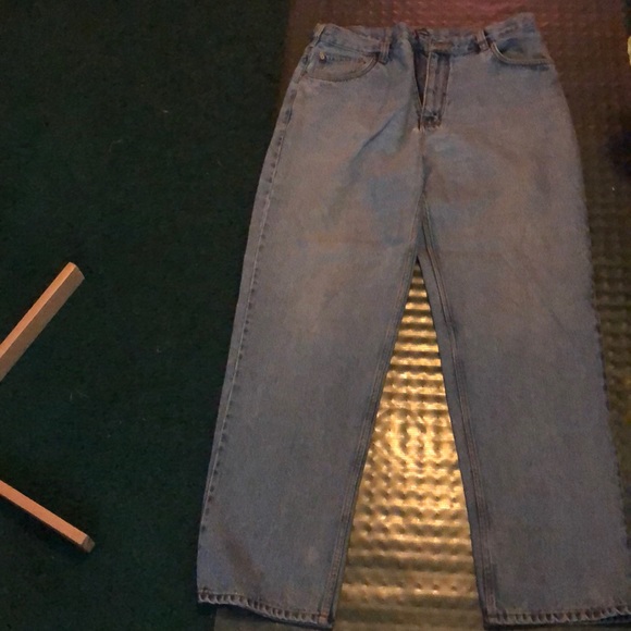 MOVING SALE NO HAGGLING WOMEN BASIC EDITIONS LONG DEMIN 36W x 34L JEANS - Picture 1 of 5
